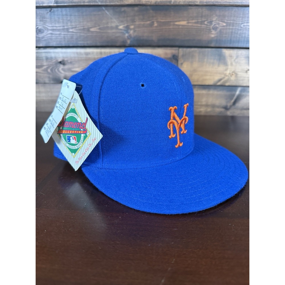 Vintage New York Mets 1990s New Era Pro Model Hat Size 7 1/8 1990s Deadstock